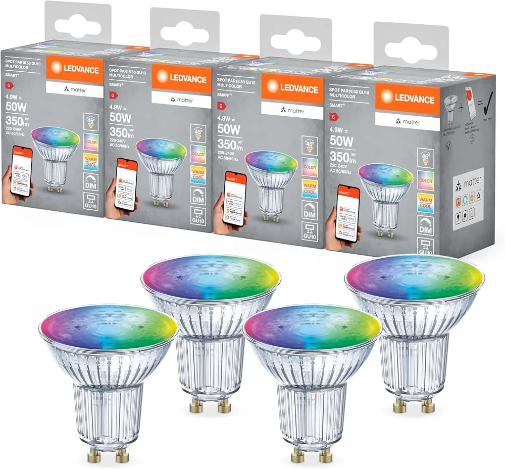 LEDVANCE SMART+ Matter reflector GU10 (cristal)