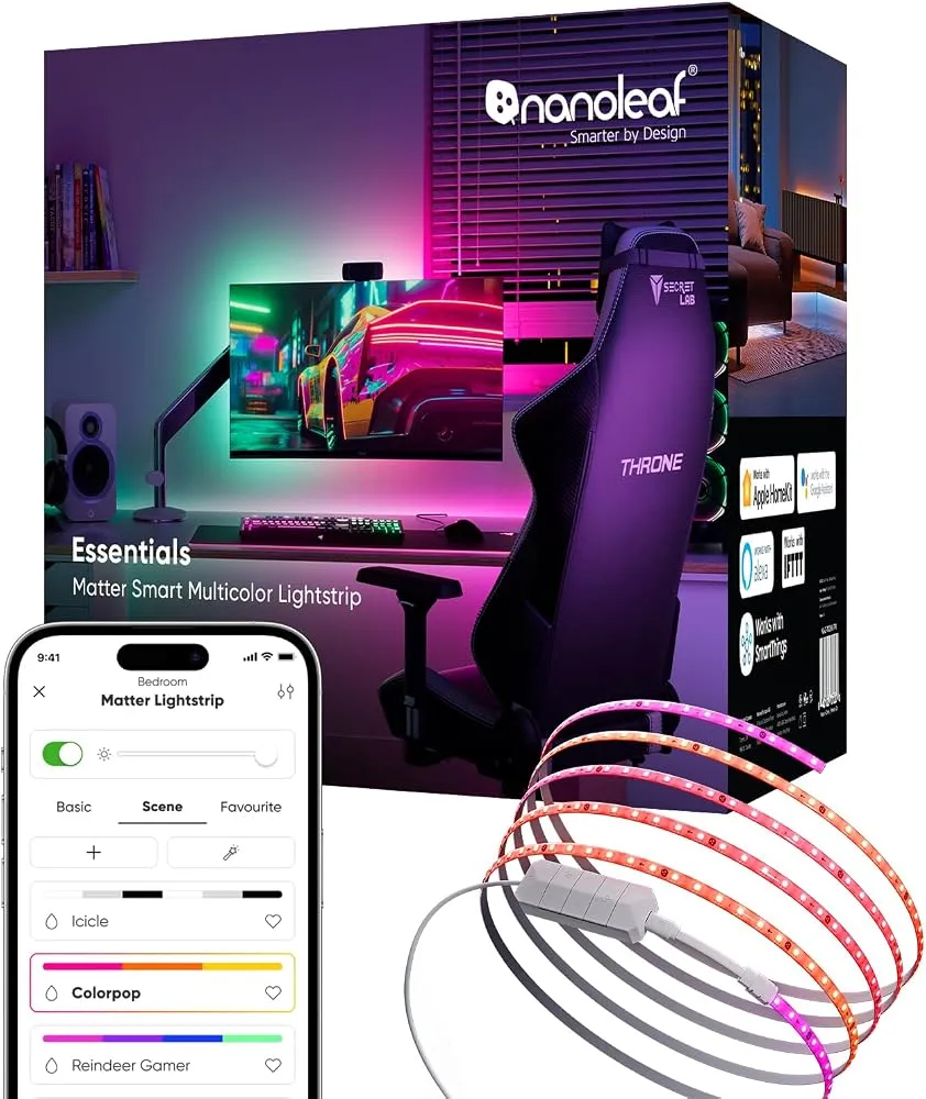 Nanoleaf Luces LED Gradientes 5 m Matter Wi-Fi